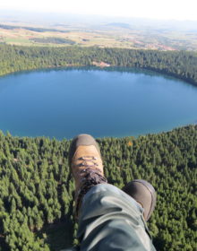 Lac du Bouchet l’été